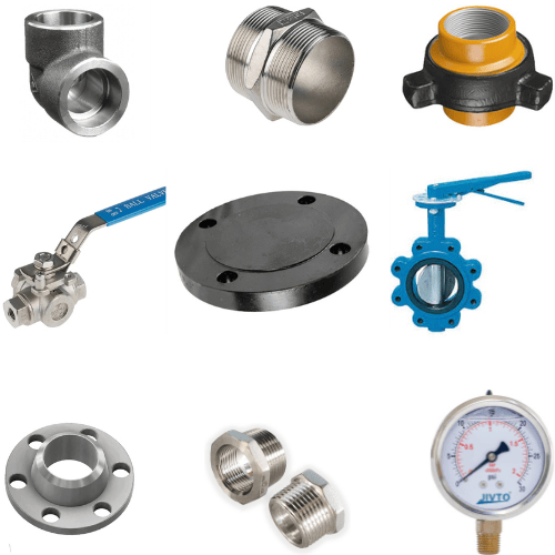 Fittings, Valves & Flanges